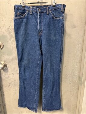 Vintage 1981 GWG Dark Blue Straight Leg Jeans 36/32